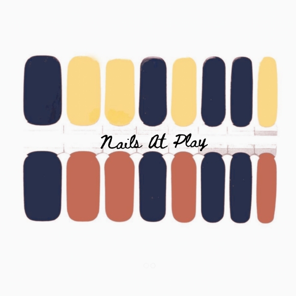 5 for $15 Nail Wrap - Casual Color Play - Picture 1 of 7